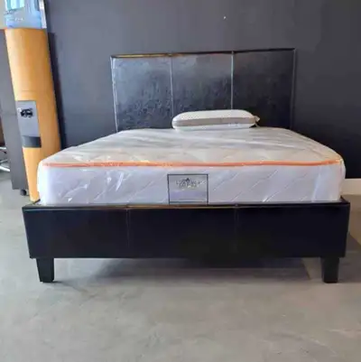 Queen bed and mattress for Sale , View more