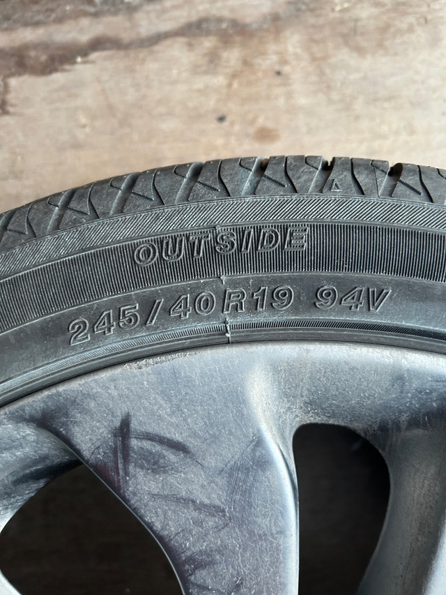 19” Chevrolet Malibu rims and summer tires in Tires & Rims in Winnipeg - Image 3