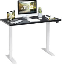 Standing desk with adjustable height