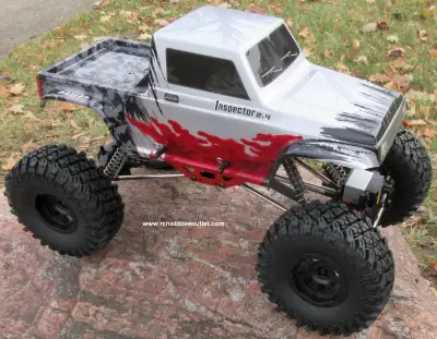 NEW HSP 1/10 SCALE 4WD RC ROCK CRAWLER WITH 4 WHEEL STEERING ( 4 modes) -- Twin Locker Differentials...