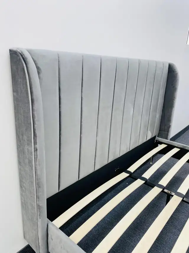 Premium Velvet Bed Frame Herman - Double / Queen / King - Sale in Beds & Mattresses in Mississauga / Peel Region - Image 4