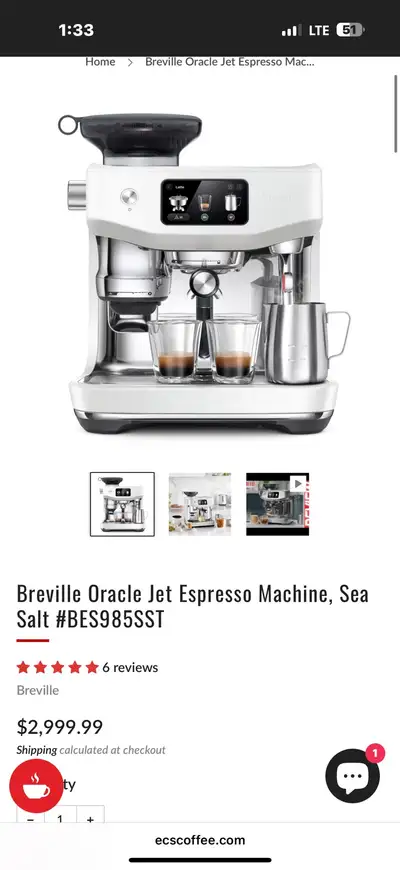 Breville oracle jet , View more