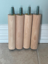 Set of 5 New Bed Legs