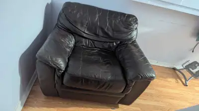real leather chair , View more