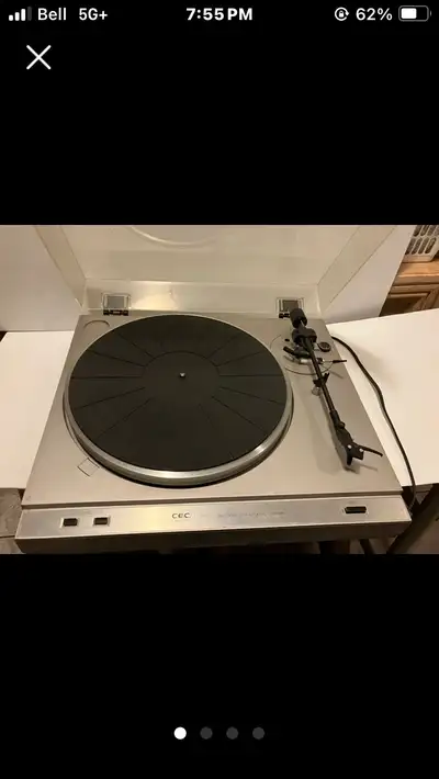 ★CEC 4SPEED STEREO TURNTABLE FR-250　50Hz CEC FR-250 アイドラードライブ - オーディオ