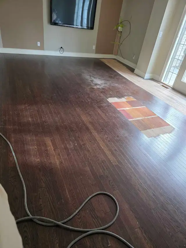 Hardwood floor and Stairs Refinishing