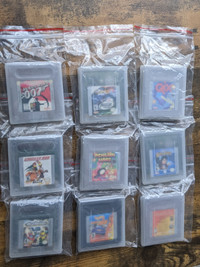 Game Boy and Game Boy Color Games Collection - 9 Games
