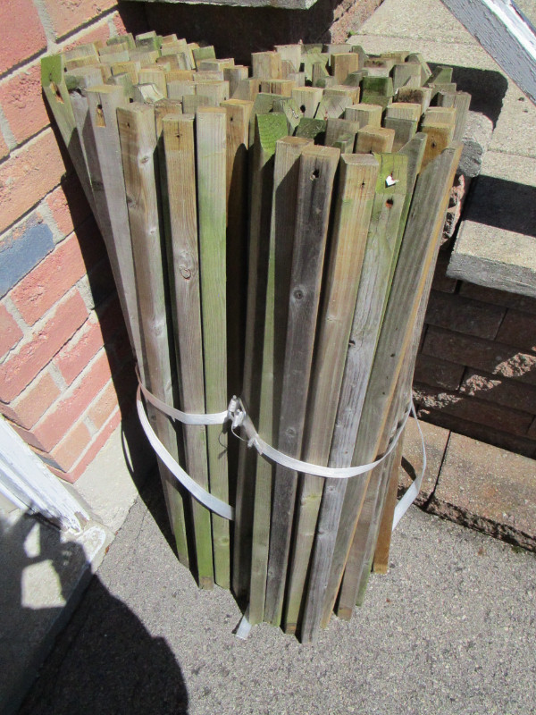 85 USED DECK BALUSTERS pressure treated in Decks & Fences in Hamilton