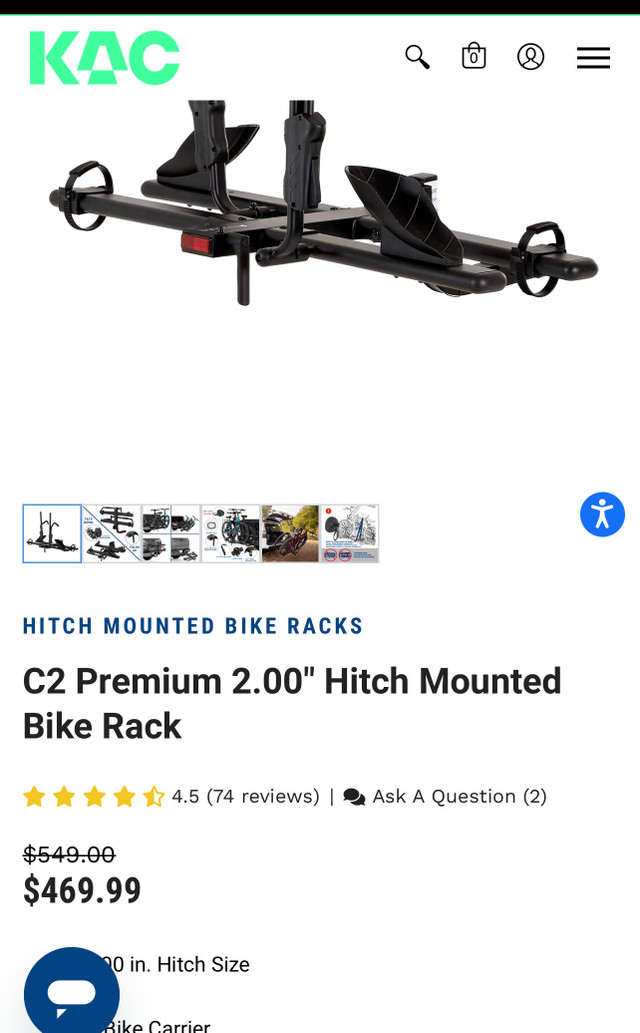 citroen c2 bike rack