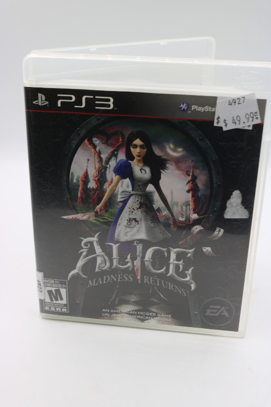 Alice: Madness Returns - PlayStation 3  (4927) in Other in City of Halifax