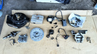 various parts off a 141cc, 2 stroke R Tek snowblower engine