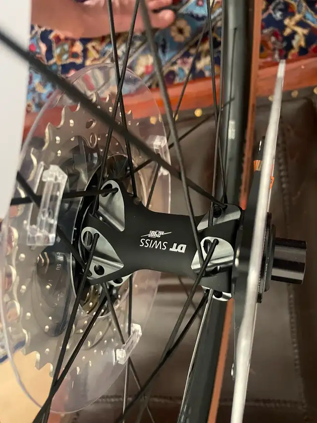 Brand new Carbon DT Swiss GRC 1400 wheelset with tires63008307328641124