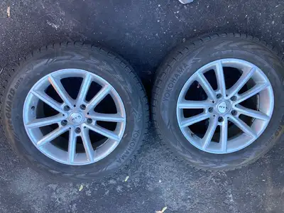 Yokohama winter tires & rims for sale rev Oct 5th 2025 Two Yokohama Ice Guard G075 winter tires size...