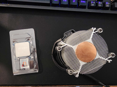 AMD Ryzen 7 1700 CPU + Stock Cooler, View more