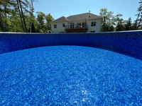 Above ground pool installation 