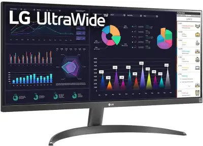 Moniteur DEL 29'' 29WQ500-B 2560×1080 IPS 100Hz 5ms Ultrawide LG, View more