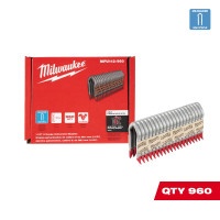 Milwaukee Tool 1.5" 9-Gauge Galvanized Fencing Staples 960/Box