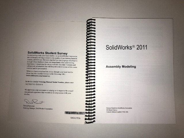 SolidWorks 2011 - Assembly Modeling dans Manuels  à Région des lacs Kawartha - Image 2