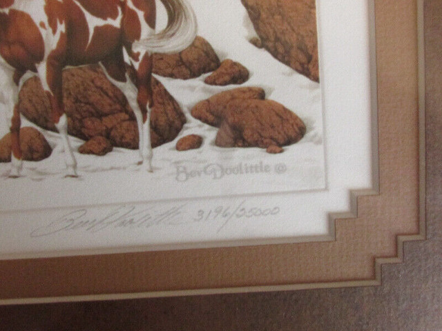 Bev Doolittle Hide and Seek lithograph, video, signed print in Arts & Collectibles in Oakville / Halton Region - Image 3