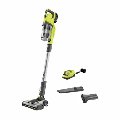 RYOBI 18V ONE+ Cordless Stick Vacuum Cleaner Kit, #PCL720K, View more