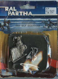 01-309 Esgalduin Sea Elf Guardian Ral Partha AD&D NIB 25mm