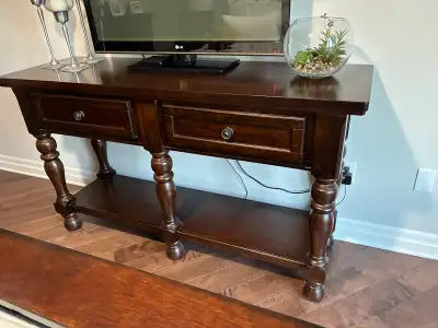Ashley Furniture Solid Wood Console Table, View more