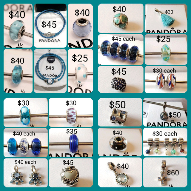 Authentic Pandora Charms/ Pendants and Bracelets in Jewellery & Watches in City of Toronto