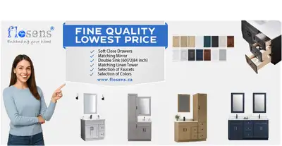 Discover the Perfect Vanity for Your Dream Bathroom! ✨ Each vanity features a luxurious quartz count...