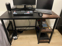 Compact Desk with Shelving