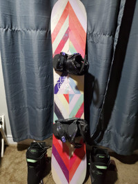 Snowboard and Boots