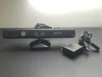 Xbox 360 Kinect Sensor with USB AC Adapter Power Supply