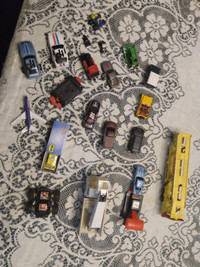 Collection of old children's toy vehicals