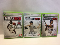 Lot of 3x Xbox 360 Sports Video Games