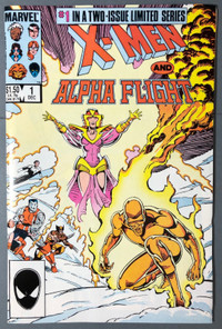 Marvel Comics X-Men and Alpha Flight #1 December 1985