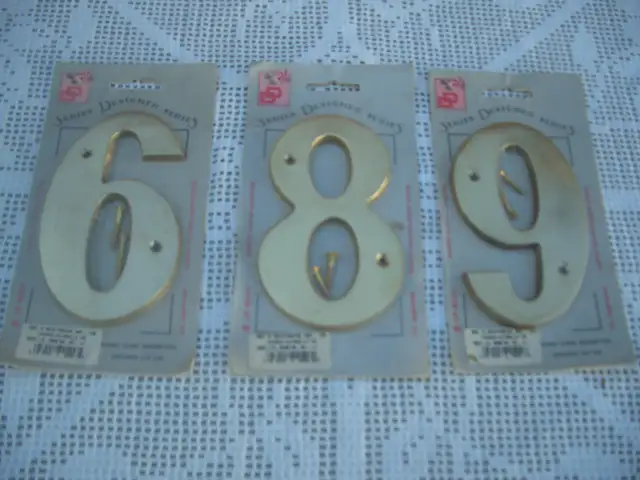 Brass House Numbers in Other in Edmonton - Image 2
