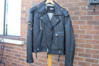 Motorcycle Jacket - GUESS (Jeans) - Real Leather