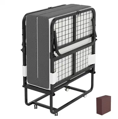 CAIYUN Folding Bed with Mattress and Storage Cover, View more