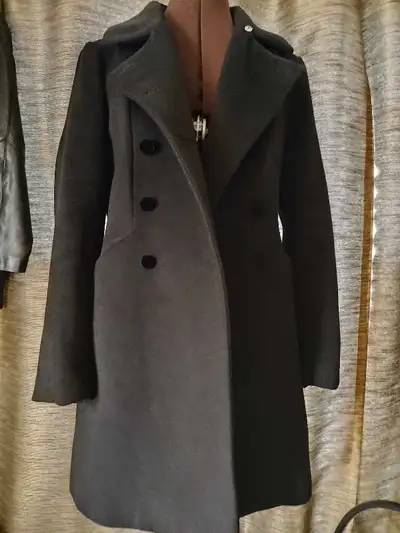 H&M Black Coat - women size 9/10, View more
