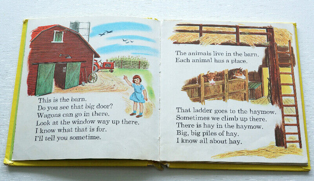 2 VINTAGE books “Fun on Farm” 1960 “Tommy Tractor” 1947 Whitman in Children & Young Adult in Guelph - Image 4