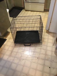 Cage pour animaux en métal pour chien ou chat 