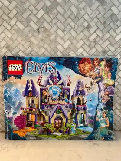 LEGO ELVES set# 41078 Skyra's Mysterious Sky Castle (808 pcs) 100% complete with instructions NO BOX