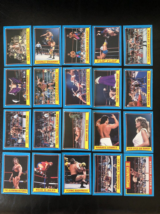 1987 OPC WWF Wrestling Sports Cards Set 1-75  in Arts & Collectibles in City of Toronto - Image 3