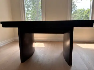Dining Table - extendable, dark wood, View more