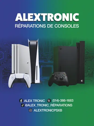 Réparation PS4 PS5 XBOX, View more