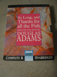 Douglas Adams Cassette Audiobooks - read by the author