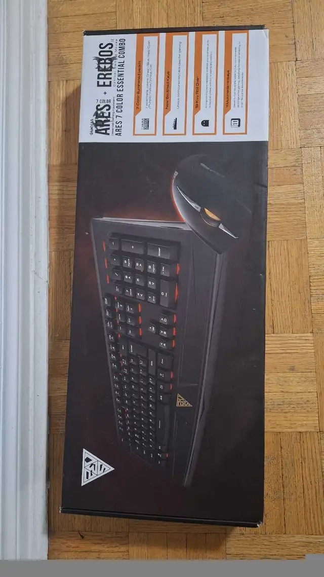 GAMDIAS ARES 7 COLOUR RGB GAMING KEYBOARD (MOUSE NOT INCLUDED) in Mice, Keyboards & Webcams in Mississauga / Peel Region - Image 3