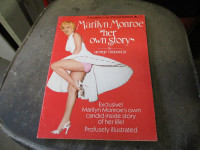 1973 MARILYN MONROE HER OWN STORY BOOK $20 PIN UP ILLUSTRATED