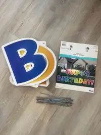 Happy Birthday yard sign 