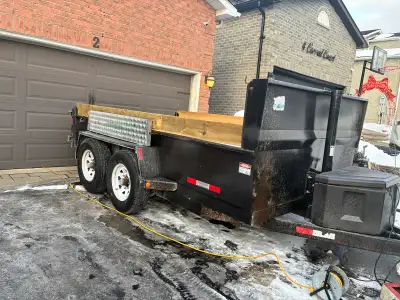 2023 viltech dump 6 ton rating 8 bolt wheels All works great Like new Custom built with Dexter axles...