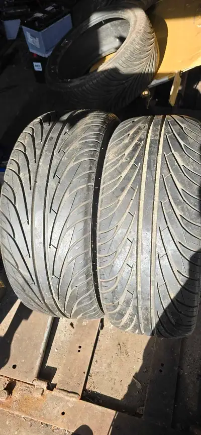 Two tires (245/35 R 20) used $75